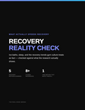 Recovery Reality Check — Ice Baths, Foam Rolling & What Actually Speeds Recovery