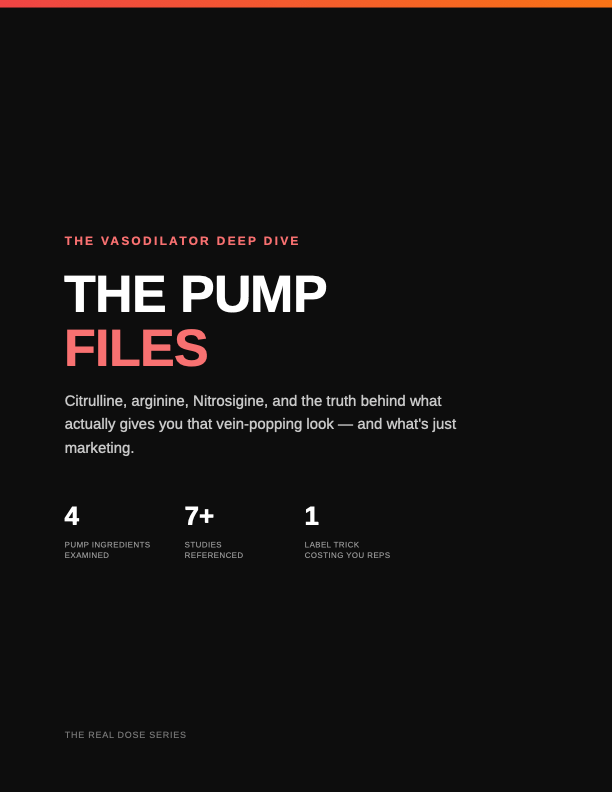 The Pump Files — Citrulline, Arginine & the Truth About Vasodilator Supplements